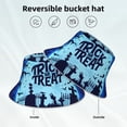 thumbnail image 2 of Balery Halloween Trick Or Treat Sombreros para el sol para hombre y mujer, sombrero de pescador con UPF 50+, 2 of 6