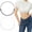 Black+White, variant on Women's Invisible Elastic Belts for Shortening T-Shirt Sweater Tops Adjustable Stretch Belt Crop Tuck Band