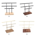 thumbnail image 4 of Sonducket Soporte de exhibición Vertical Pendientes de madera Estante Desmontable Gran capacidad Titular Accesorio Reloj Collar Joyería Ropa, zapatos y accesorios Miscelánea negro 1, 4 of 6