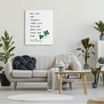 thumbnail image 2 of Stupell Industries Heart & Home Touching Irish Blessing Clover Motif Canvas Wall Art, 30 x 40, Design by Mollie B., 2 of 5