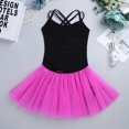 thumbnail image 5 of iiniim Girls Cross Strap Gymnastic Camisole Leotard with Tutu Skirt Ballet Dress Dance Costumes, 5 of 7