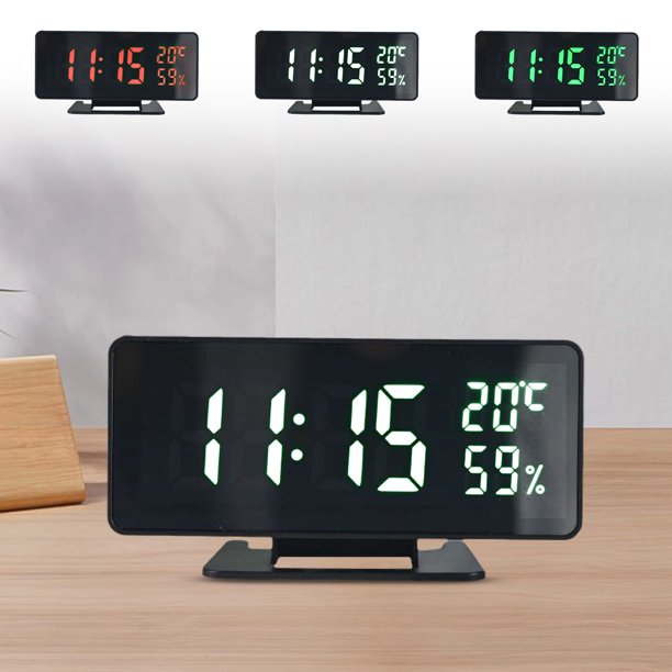 Reloj Electrónico Digital Ganfancp Pantalla Led Enchufable