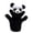H, variant on YANGHONGY Bear Hand Puppet Bear Hand Puppet Parent-child Toy Toy
