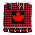 thumbnail image 1 of Juego de cama Canada Maple Leaf - Fundas nórdicas rústicas 13, 1 of 3