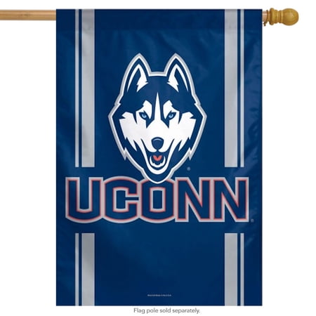 University Of Connecticut Huskies Vertical Flag Ncaa Licensed