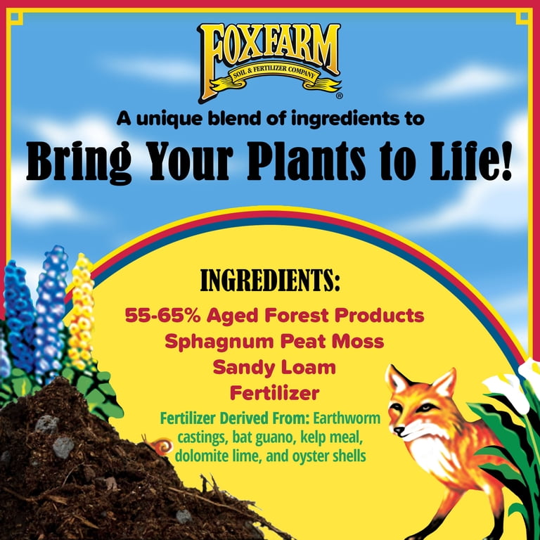 FoxFarm Potting & Garden Soil Mix, Original Formula with Aged