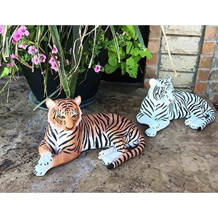 - Large Pair of Raja The Royal Bengal Tiger And Ghost The Siberian White Tiger 15.5