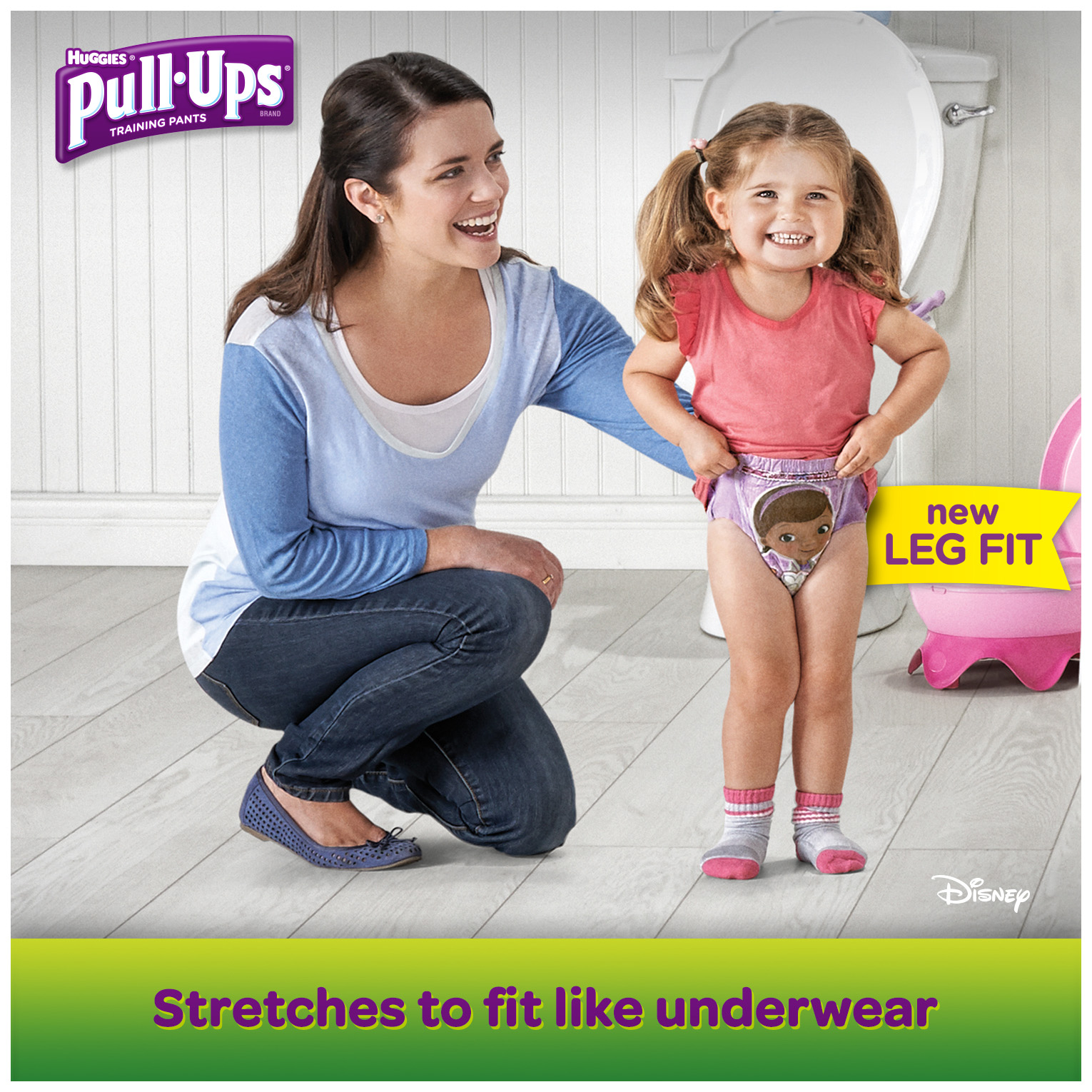 Pull-Ups Girls' Night-Time Training Pants, Size 2T-3T, 50 Count - image 4 of 7