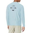 thumbnail image 3 of HUK Men's Pursuit Long Sleeve Sun Protecting Fishing Shirt, X Bass-Ice Blue, Small, 3 of 3