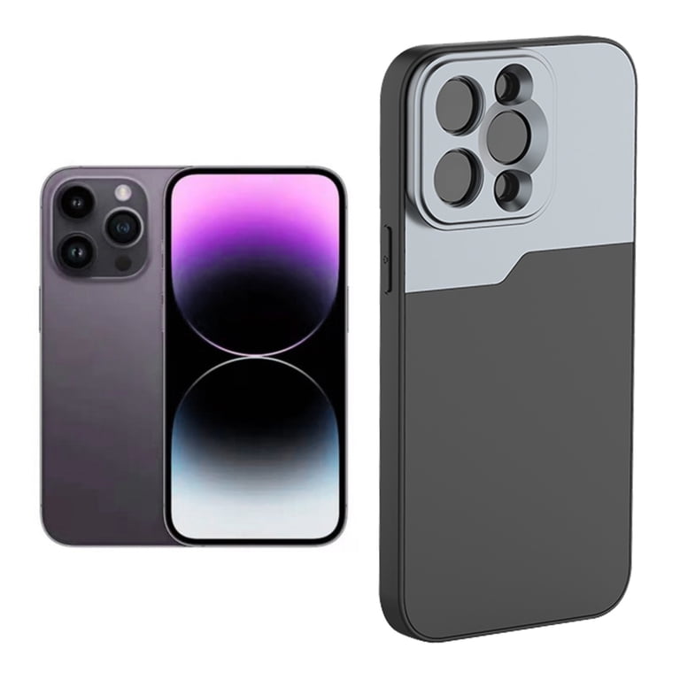 Universal 17MM Thread Phone Case for Phone 14/14Pro/14Plus/14Pro Max  Anamorphic Telephoto Wide Angle Lens Protector - Walmart.com