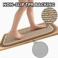 thumbnail image 4 of SIXHOME Door Mat Welcome Mat 20"x32" Non-Slip Front Door Mat Absorbent Low Profile Dirt Trapper Indoor Door Mat Ouside Entryway Rug Soft Machine Washable Floor Mat Brown, 4 of 7