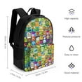 thumbnail image 6 of Plants Vs Zombies Backpacks Lightweight Casual Bookbags Travel Daypack Bookbags, 6 of 8