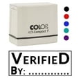 thumbnail image 2 of Printtoo Verified Self Inking Rubber Stamp Pre-Inked Office Stamp- Home Office Business Stationery, 47 x 20 mm Red, 2 of 7