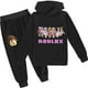 thumbnail image 2 of Roblox traje de ocio bidimensional periférico de animación de juego de dos piezas para niños y niñas, suéter y pantalones para niños, 2 of 4
