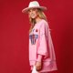 thumbnail image 5 of Sudadera con capucha de manga larga con lentejuelas para mujer, Top grueso y versátil, ropa fresca y dulce, revisión coreana, novedad de 2024, 5 of 5