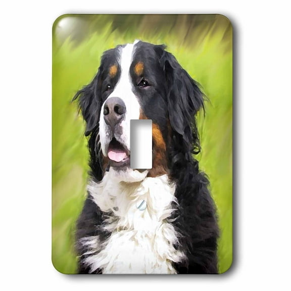 3dRose, Bernese Mountain Dog, single toggle switch