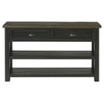 thumbnail image 5 of Martin Svensson Home Monterey Sofa 50" Console Table, Black and Brown, 5 of 10
