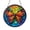 Acrylic 3.5 Inch, variant on Rainbow Wing Butterfly Suncatcher Window Hanging, Vibrant Stained Glass Style Symbolic Decor, Gift Idea