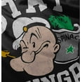 thumbnail image 5 of Stay Hungry Popeye The Sailor Man Toddler Boy Girl T Shirt Infant Toddler Brisco Brands 12M, 5 of 6