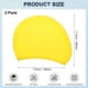 thumbnail image 3 of Uxcell Gorro de Natación de Silicona en Forma de Lágrima, Paquete de 2 para Mujeres y Hombres, Sombrero de Natación Impermeable Antideslizante [Amarillo], 3 of 6