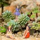 thumbnail image 3 of Adornos de resina de hadas de flores, micropaisaje creativo, decoración de macetas, adornos de jardín de hadas enchufables, 3 of 5