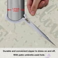 thumbnail image 6 of Coolnut 60" Lavender Outdoor Tablecloth with Umbrella Hole and Zipper, Waterproof Round Tablecloth for Party,Patio,Picnic,Holiday Dinner,Summer, 6 of 7