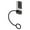 Silver, variant on Hassle Less Charging Connector Adapters for Fitness Trackers 10 9 8 Snapping Installation and Metal Materials