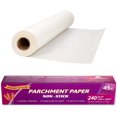 thumbnail image 1 of Rollo de papel de pergamino Hiware para hornear, 12 pulgadas x 240 pies, 240 pies cuadrados - Papel de pergamino antiadherente para hornear, cocinar, asar, freír y cocinar al vapor, 1 of 2