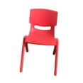 thumbnail image 4 of Silla para niños, silla de aula, silla de aprendizaje para niños, taburete antideslizante para jardín de infantes, asiento para niños para césped, aula, hogar, interior y exterior Rojo, 4 of 8