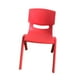 thumbnail image 4 of Silla para niños, silla de aula, silla de aprendizaje para niños, taburete antideslizante para jardín de infantes, asiento para niños para césped, aula, hogar, interior y exterior Rojo, 4 of 8
