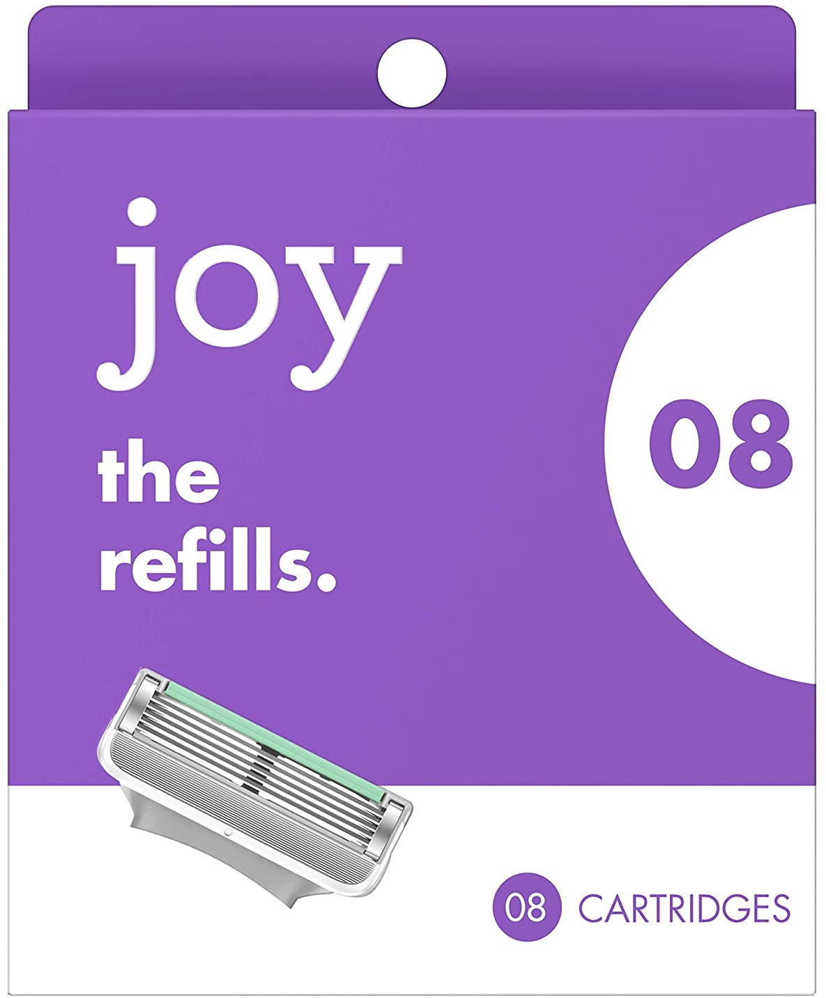 2 Pack - Joy Five-Bladed, 8 Razor Blade Refills - Walmart.com