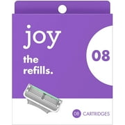 2 Pack - Joy Five-Bladed, 8 Razor Blade Refills
