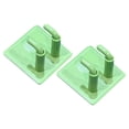 thumbnail image 2 of Ganchos para colgar raqueta de bádminton Colamx 2 uds Acero inoxidable Verde, 2 of 8