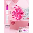 thumbnail image 2 of Cadena de luces Hopolon, rosa, 13 m, 50 unidades, con diseño de hadas navideñas, x2, 2 of 7