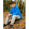 thumbnail image 3 of HENNCHEE Lightweight Kids Heated Jacket for Boys Girls with Battery Pack, Blue XL, 3 of 6