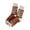 Khaki, variant on Noric 3 Pairs Women's Cotton Cable Knit Mid Calf Crew Socks Warm Elastic Casual House Breathable Vintage Textured Daily Socks