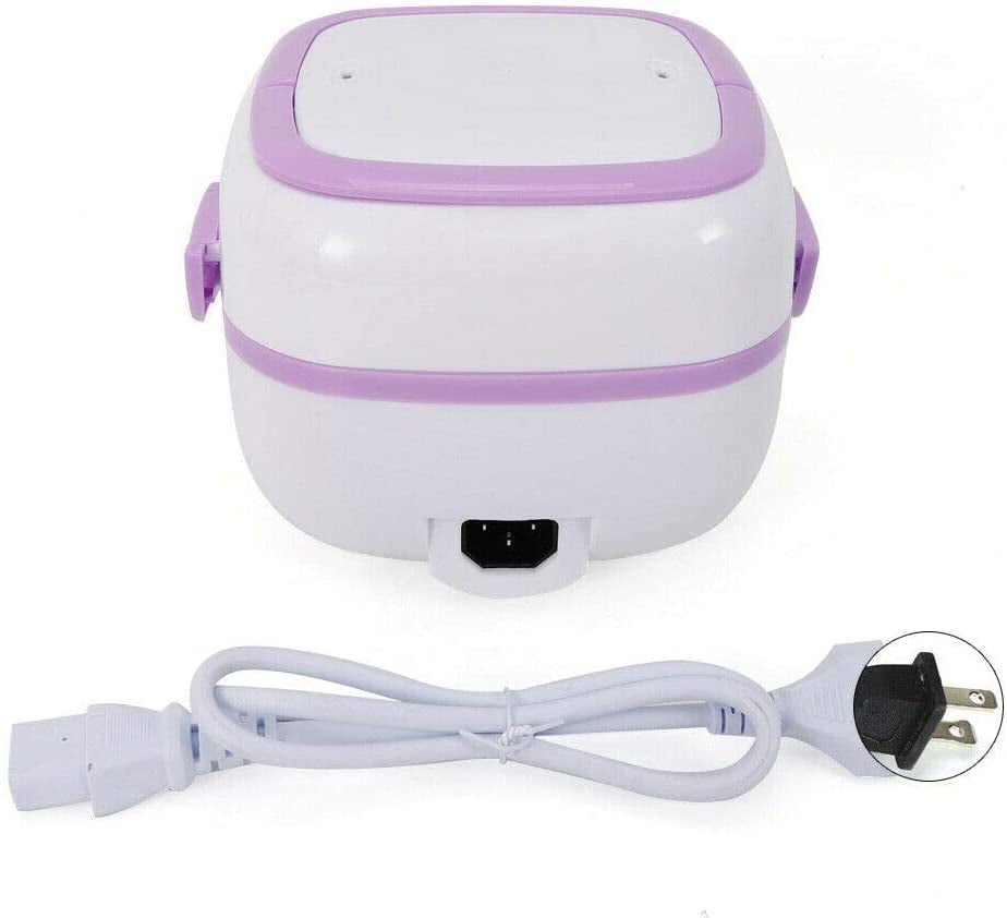 MONIPA Portable Electric Lunch Box Mini Stainless Steel Food Heater Electric Steamer Home Travel