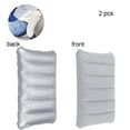 Inflatable Pillow, Pack of 2 Compressible Pillow Comfortable Blow Up