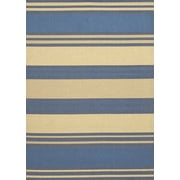 Couristan Five Seasons 4'11" x 7'6" Rectangle Area Rugs in Blue/Cream