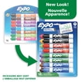 thumbnail image 2 of EXPO Dry Erase Markers, Low Odour Ink, Chisel Tip, Assorted Colours, 16 Count, 2 of 7