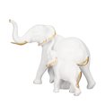 thumbnail image 3 of Figuras de elefante para madre y bebé, estatua exquisita de elefante de resina para decoración del hogar, 3 of 14