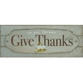 thumbnail image 2 of Marrott, Stephanie 24x12 Black Ornate Wood Framed with Double Matting Museum Art Print Titled - Give Thanks, 2 of 4