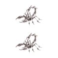 thumbnail image 1 of stanreset Varied Difficulty Level 3D Metal Puzzles Gift Toy For Brain Teaser Fans 3-d Puzzles Riddle Gifts Toys Brain Training 【Scorpion King】diy 2Set, 1 of 6