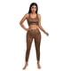 thumbnail image 4 of ABPHQTO Conjunto de pantalón y sujetador deportivo con estampado de guepardo marrón para mujer, 4 of 5