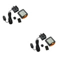 thumbnail image 2 of heritaly Cycling Speedometer Waterproof Bike Odometer Bicycle Computer Device Ride Speeds Counter Household Using Equipment 5.5x4.5x4.5cm 2Set, 2 of 6