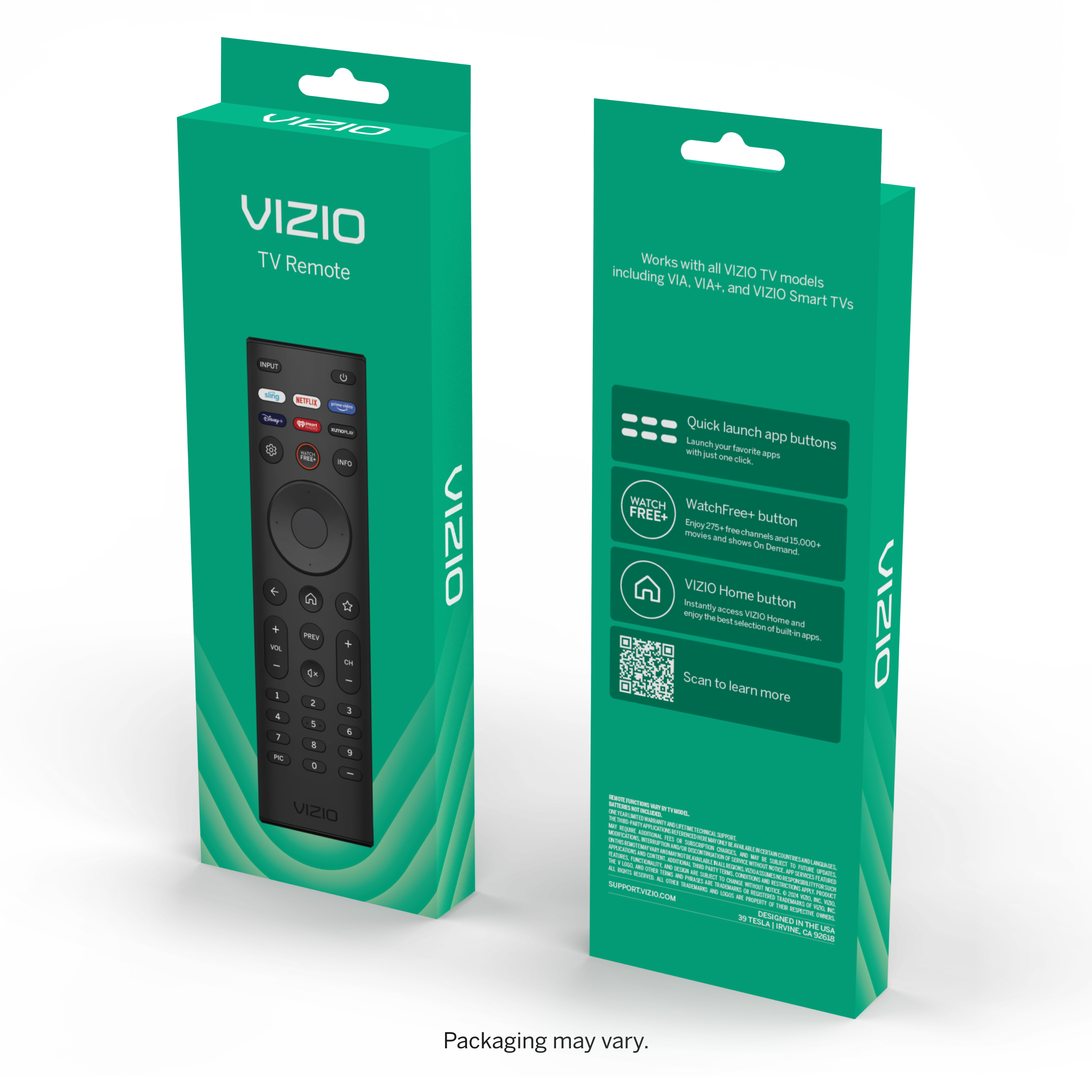 VIZIO XRT140 Universal Smart TV Remote with App Shortcuts photo 4