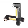 thumbnail image 1 of High-Performance Foldable Flashlight with XPG+COB Red & White Light, 90° Rotating Design, 360° Adjustable USB Rechargeable Work Lamp, 200-500M Range, Durable Construction, Easy Operation for Camping,, 1 of 5