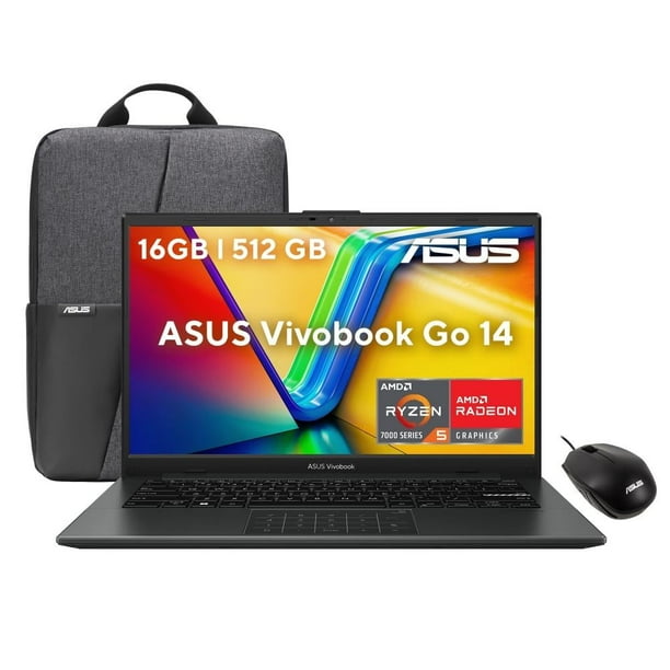 Laptop Asus Vivobook Go E1404FA-NK209W R5 16GB 512GB Negro | Bodega ...