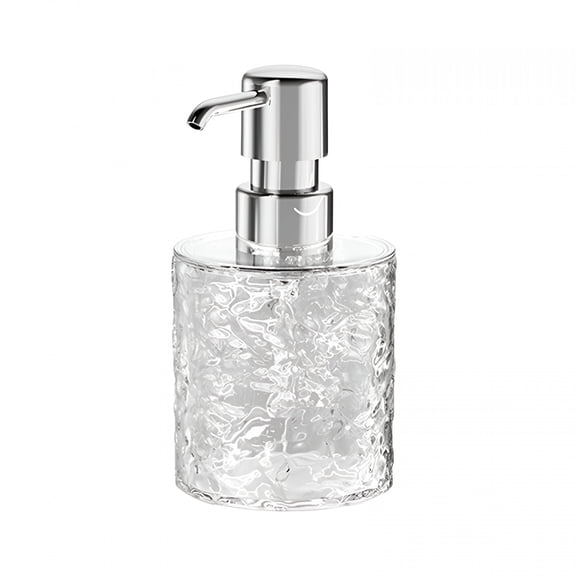 ACDANC Glass Foaming Soap Dispenser, Foaming Hand Soap Refillable Dispenser for Bathroom Or Kitchen Foam Pump Bottle for Hand Soap Body Wash