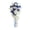 Color:sapphire, variant on Artificial Flower Bouquet Diamond Button Waterfall Simulation Fake Flowers